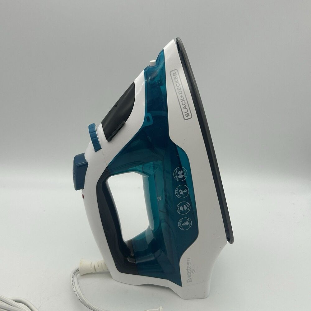 Black +Decker R06V Easy Steam Compact Iron - Blue/White